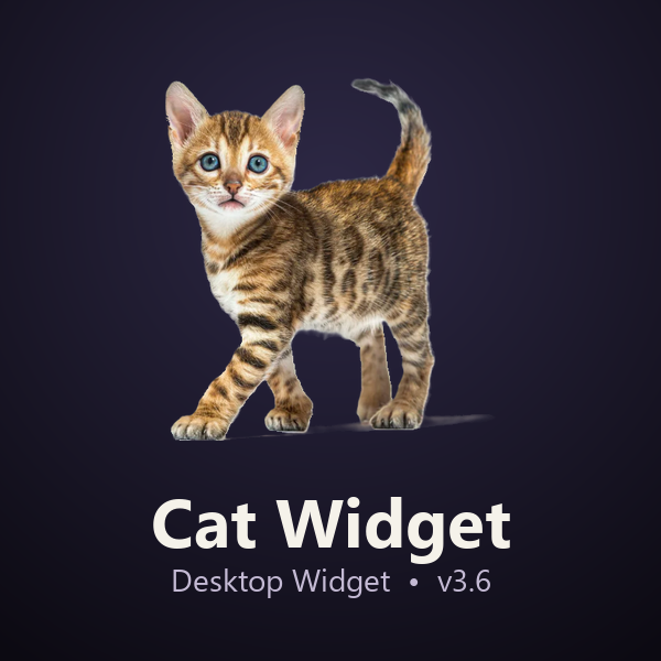Screenshot of Cat Desktop Widget
